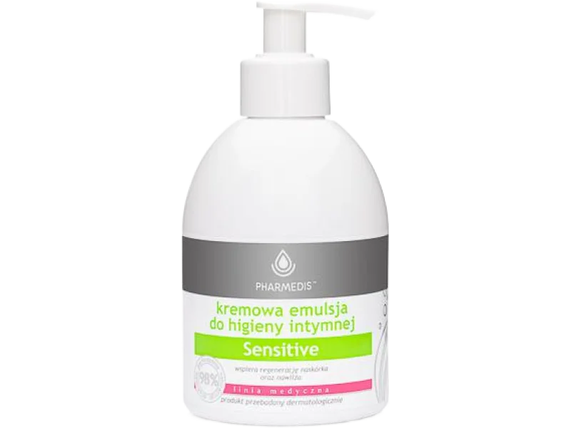 PHARMEDIS Sensitive Kremowa emulsja do higieny intymnej