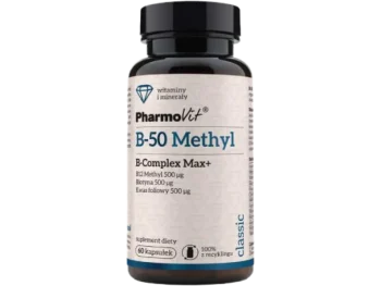 PHARMOVIT B-50 Methyl B-Complex Max+, kapsułki
