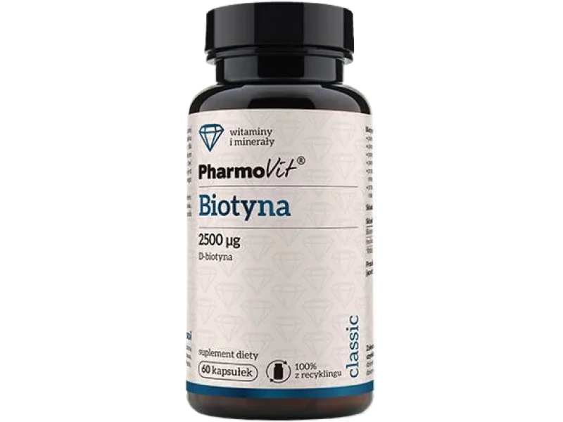 PHARMOVIT Biotyna, kapsułki, 2500 mcg