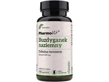 Zdjęcie produktu PHARMOVIT Buzdyganek naziemny, kapsułki, 200 mg