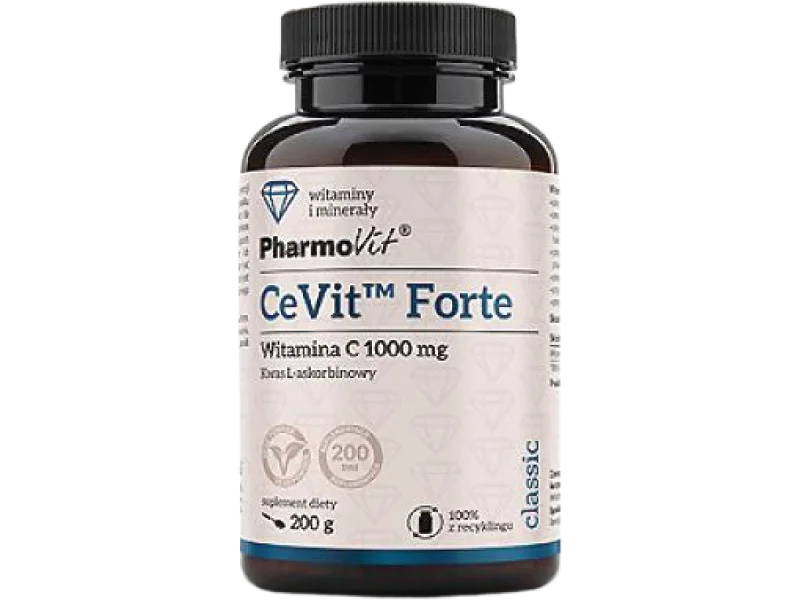 PHARMOVIT CeVit Forte Witamina C 1000 mg, proszek, 1000 mg