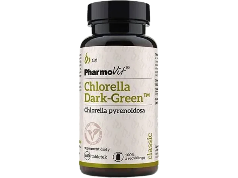 Pharmovit Chlorella Dark-Green, tabletki, 250 mg