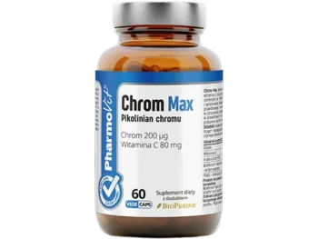 Zdjęcie produktu PHARMOVIT – Chrom Max Pikolinian chromu, kapsułki, 200 mcg