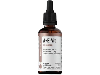 PHARMOVIT Clean Label A+E-Vit Oil Active, olej, 800 µg + 12 mg