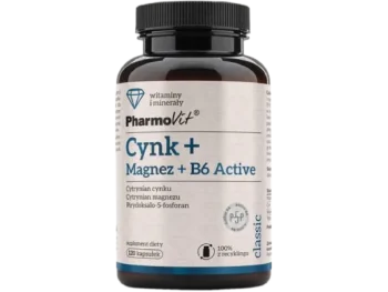 Zdjęcie produktu PHARMOVIT Cynk+Magnez+B6 Active, kapsułki