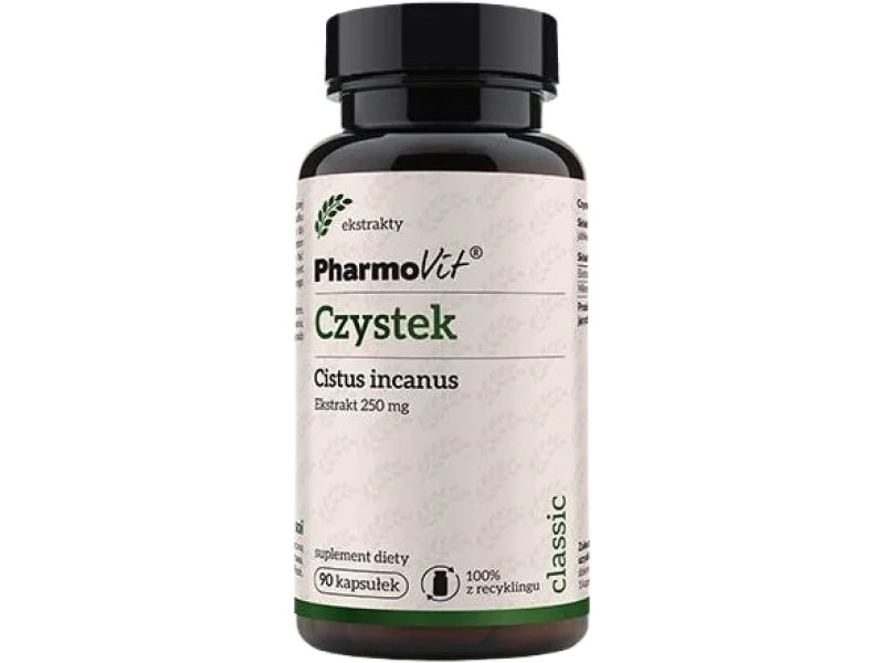 PHARMOVIT Czystek Ekstrakt, kapsułki, 250 mg