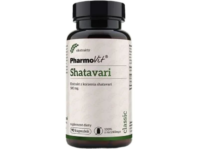 PHARMOVIT Ekstrakt Shatavari, kapsułki, 500 mg