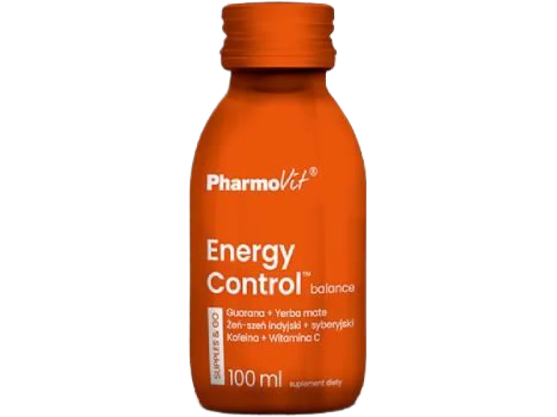 PHARMOVIT Energy Control Supples & Go, płyn
