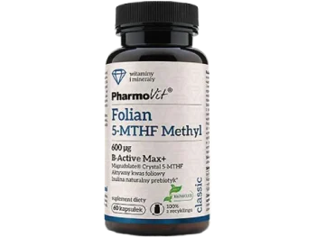 Zdjęcie produktu PHARMOVIT Folian 5-MTHF Methyl, kapsułki, 600 μg
