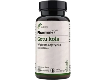 Zdjęcie produktu PHARMOVIT Gotu kola Wąkrota azjatycka, kapsułki, 125 mg
