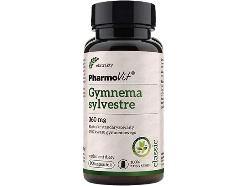 PHARMOVIT Gymnema sylvestre Ekstrakt standaryzowany, kapsułki, 360 mg