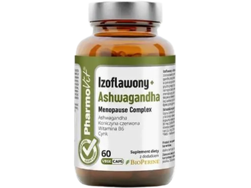 PHARMOVIT Izoflawony + Ashwagandha, kapsułki