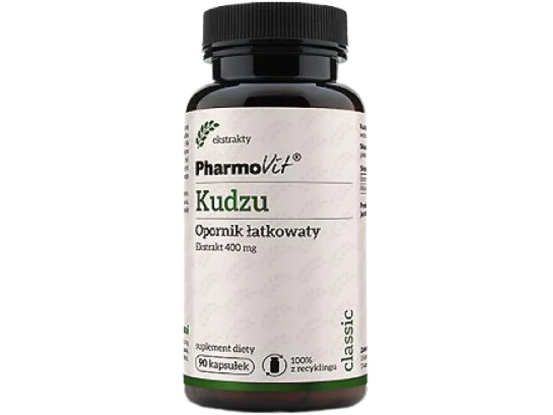 PHARMOVIT Kudzu Opornik łatkowaty ekstrakt, kapsułki, 400 mg