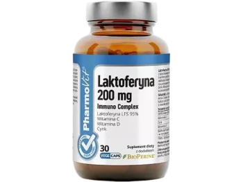 Zdjęcie produktu Pharmovit Laktoferyna 200 mg Immuno Complex, kapsułki, 200 mg