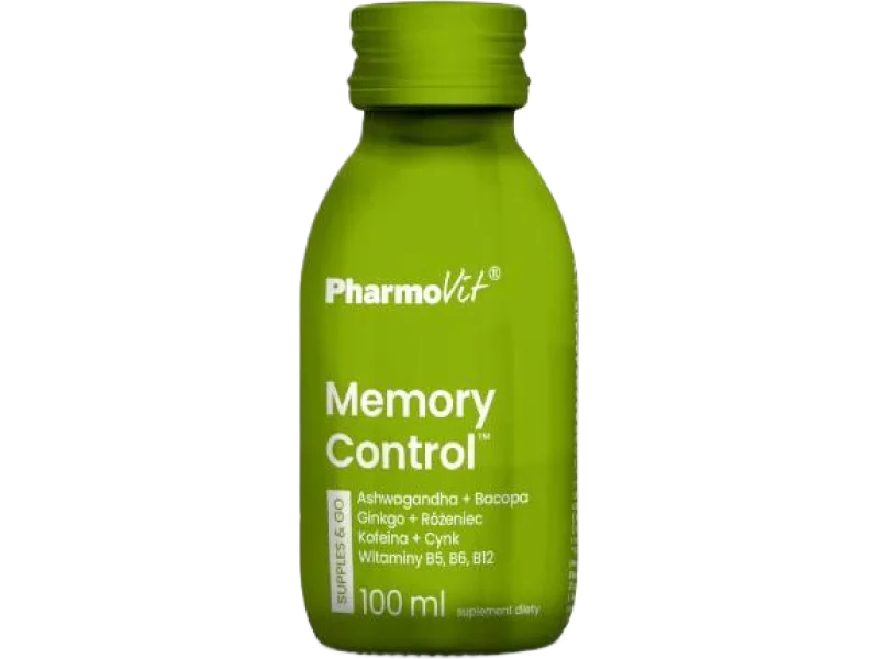 PHARMOVIT Memory Control Supples & Go shot, płyn