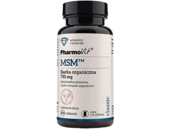 Pharmovit MSM Siarka organiczna, tabletki, 750 mg