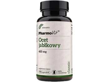 Zdjęcie produktu PHARMOVIT Ocet jabłkowy, kapsułki, 400 mg