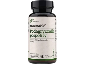 Zdjęcie produktu PHARMOVIT Podagrycznik pospolity, kapsułki, 450 mg