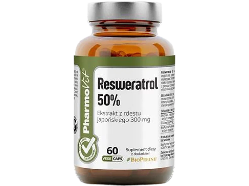 PHARMOVIT Resweratrol 50%, kapsułki, 150 mg