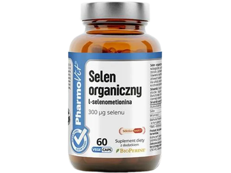 PHARMOVIT Selen organiczny l-selenometionina, kapsułki, 300 µg