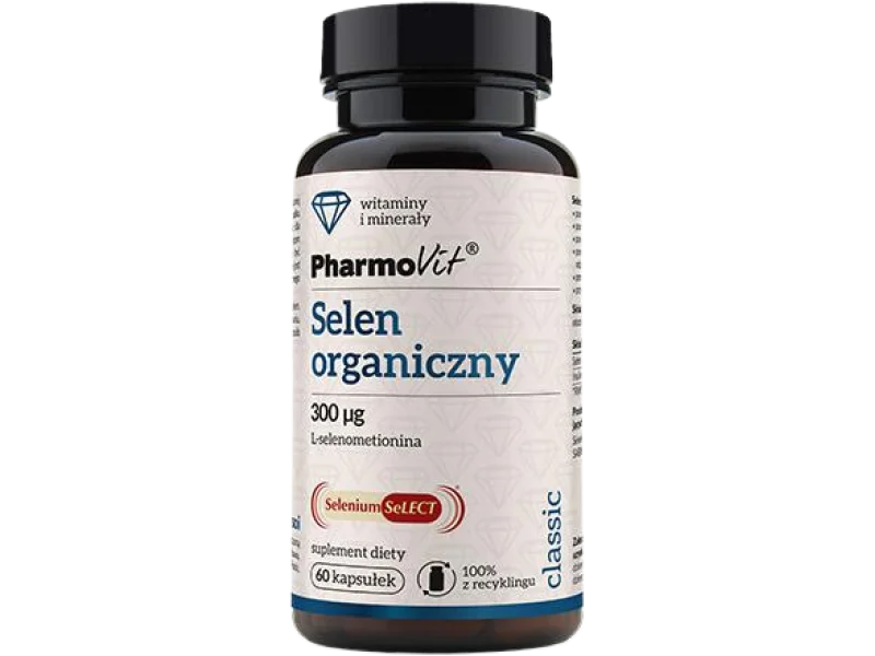 PHARMOVIT Selen organiczny L-selenometionina SeleniumSeLECT, kapsułki, 300 µg