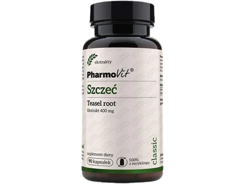 PHARMOVIT Szczeć Teasel root Ekstrakt, kapsułki, 400 mg