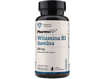 Zdjęcie produktu PHARMOVIT Witamina B1 tiamina, kapsułki, 100 mg