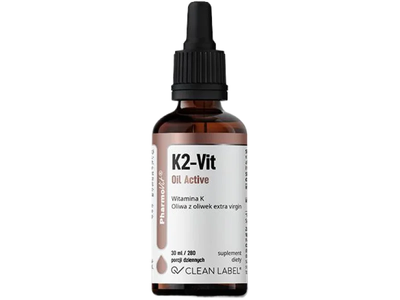 PHARMOVIT Witamina K2-Vit Oil Active, krople, 75 µg