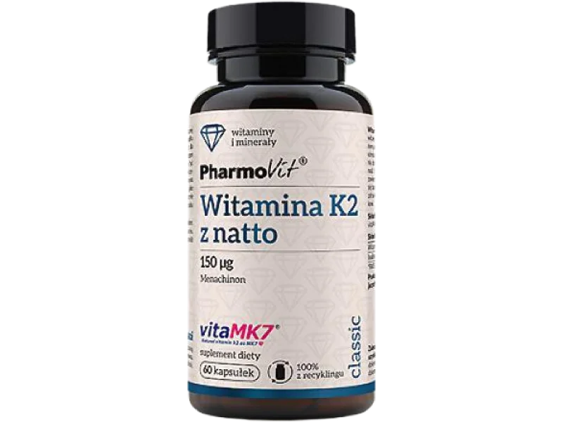 PHARMOVIT Witamina K2 z natto, kapsułki, 150 µg