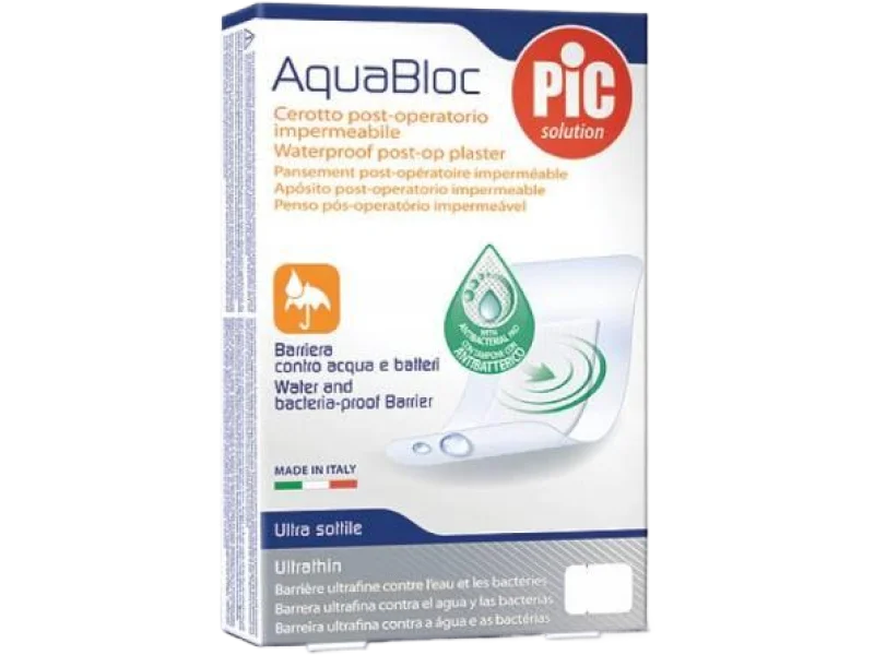 PIC AquaBloc Pooperacyjny plaster antybakteryjny, plastry