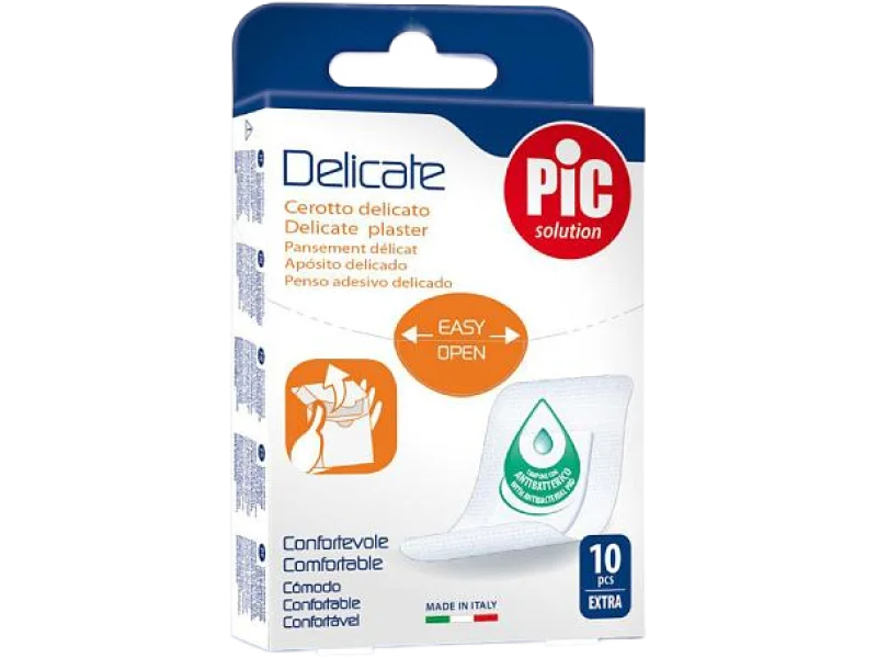 PIC Delicate Extra Plaster antybakteryjny, plastry