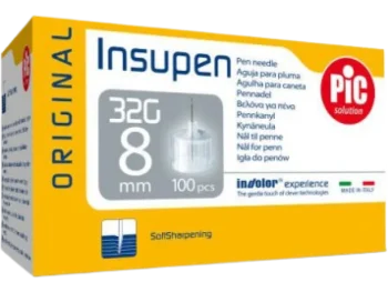 Zdjęcie produktu PIC Insupen Igły do penów insulinowych 32G 8mm