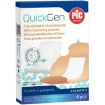 PIC QuickGen Plaster z gazą nasączaną kwasem hialuronowym mix, 0,2%