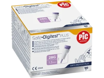 Zdjęcie produktu PIC Safe Digitest Plus Lancety, 28 G x 1,5 mm
