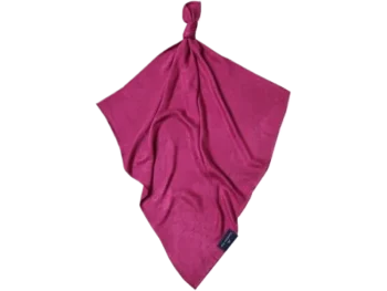 Zdjęcie produktu Pieluszka bambusowa w chmurki kolor magenta