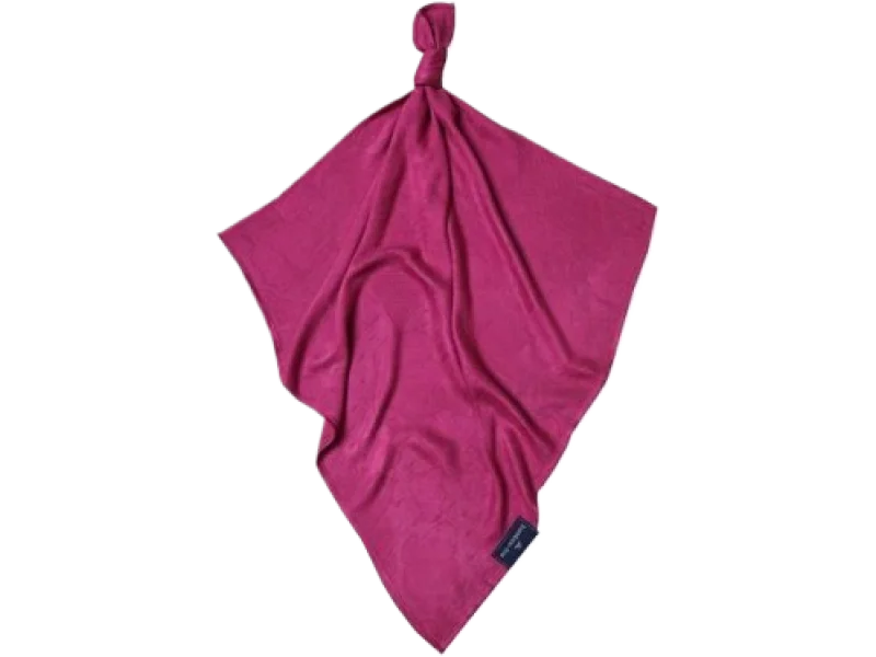 Pieluszka bambusowa w Chmurki kolor MAGENTA
