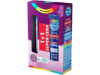 Plusssz Zestaw Elektrolity Senior 100% complex + Elektrolity 100% skurcz complex, tabletki musujące