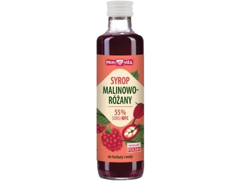 POLSKA RÓŻA Syrop Malinowo – Różany