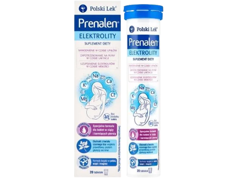 Prenalen Elektrolity, tabletki musujące
