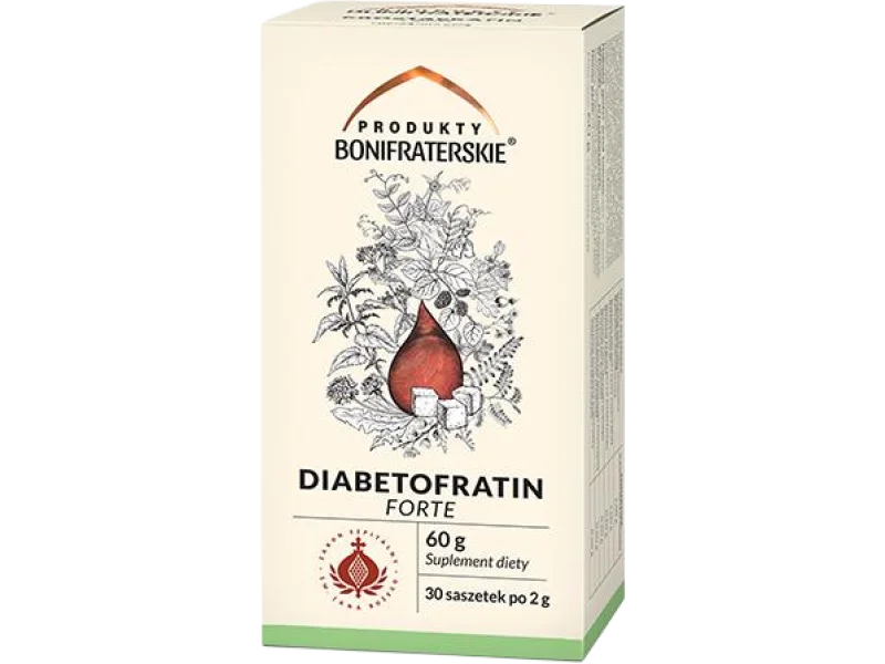 Produkty Bonifraterskie Diabetofratin Forte Fix, zioła do zaparzania