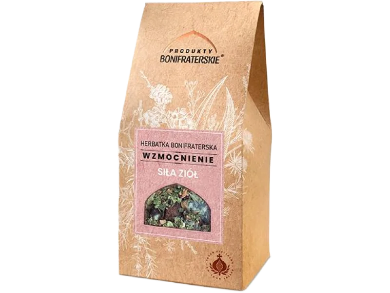 Produkty Bonifraterskie – herbatka bonifraterska Wzmocnienie Siła Ziół, zioła do zaparzania