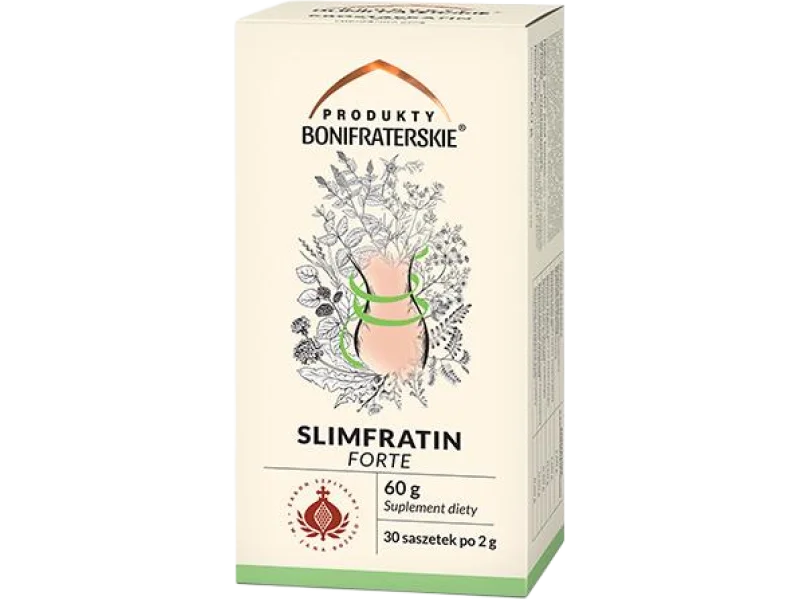 Produkty Bonifraterskie Slimfratin Forte, zioła do zaparzania