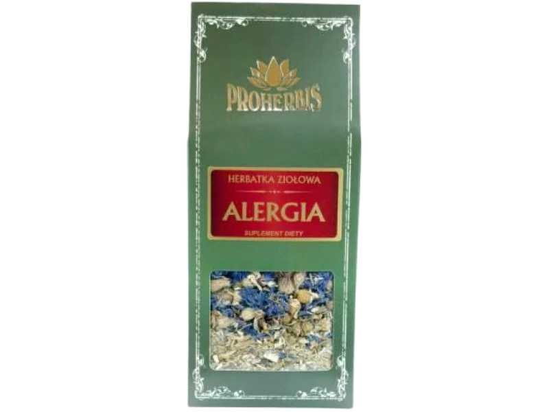 PROHERBIS Alergia Herbata ziołowa, zioła do zaparzania