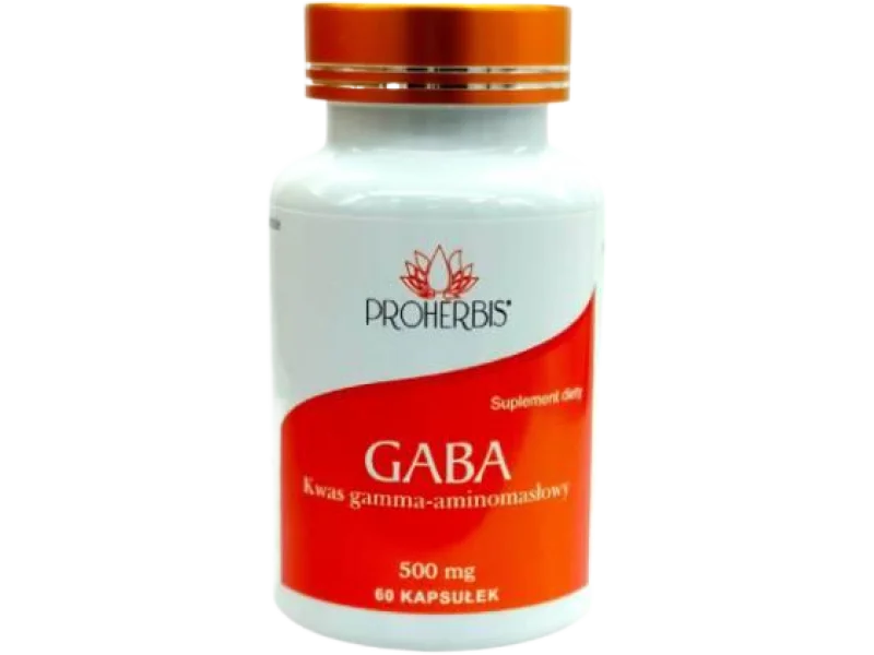 PROHERBIS GABA, kapsułki, 500 mg