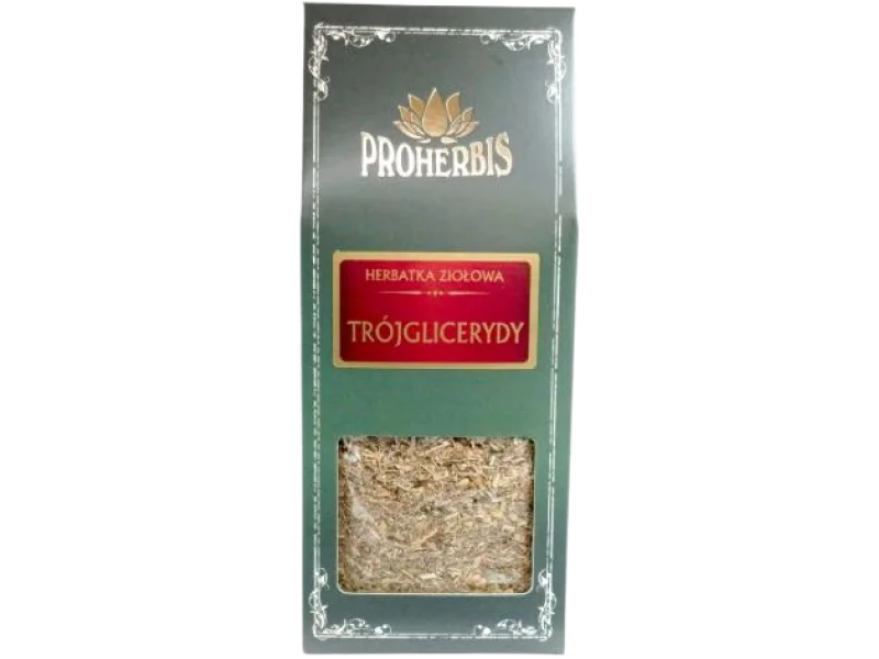 PROHERBIS Herbatka ziołowa Trójglicerydy, zioła do zaparzania