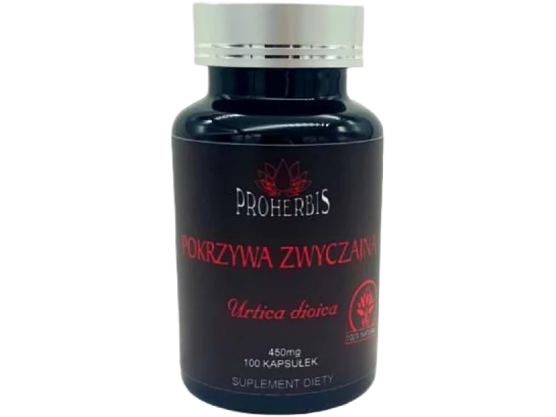 Proherbis Pokrzywa zwyczajna, kapsułki, 450 mg