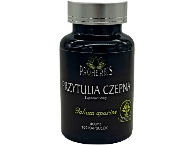 PROHERBIS Przytulia czepna, kapsułki, 400 mg