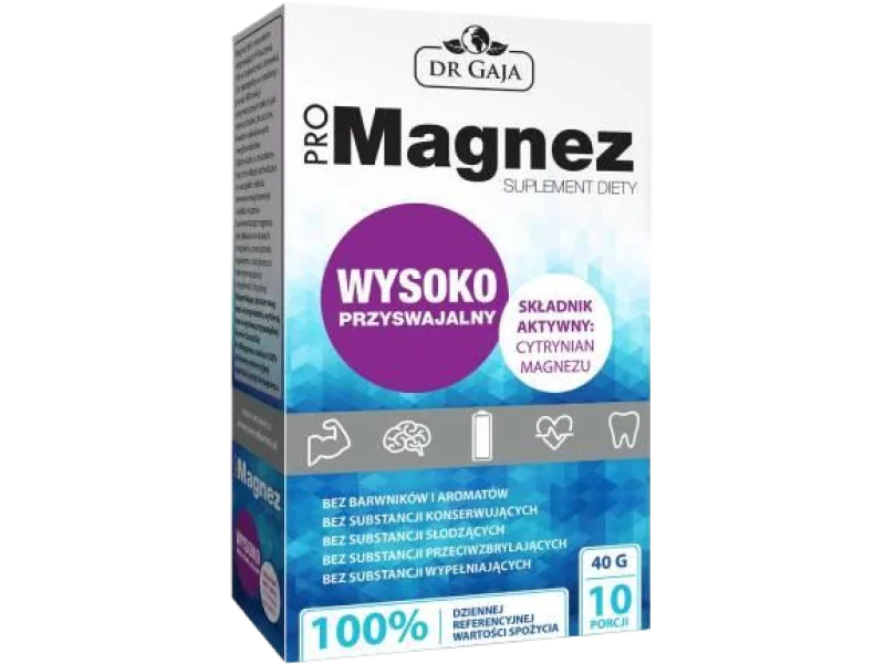 ProMagnez cytrynian magnezu, saszetki, 375 mg