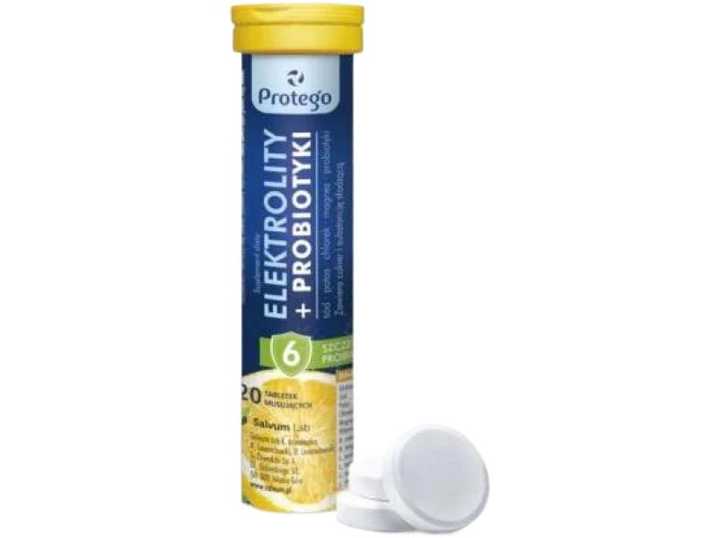 Protego Elektrolity + Probiotyki, tabletki musujące