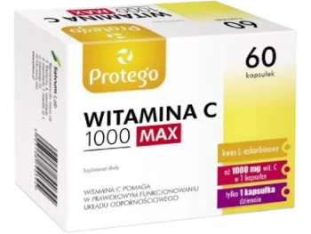 Zdjęcie produktu Protego Witamina C 1000 Max, kapsułki, 1000 mg